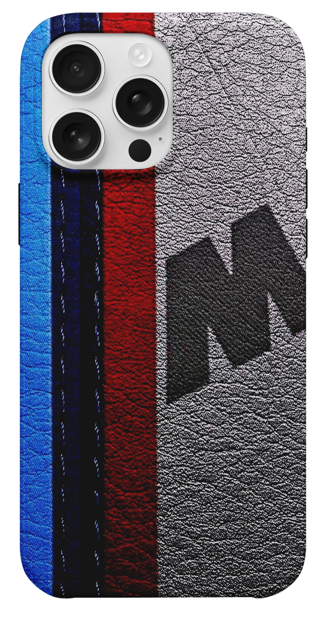 M Harfli Motorsport Şeritli Telefon Kılıfı