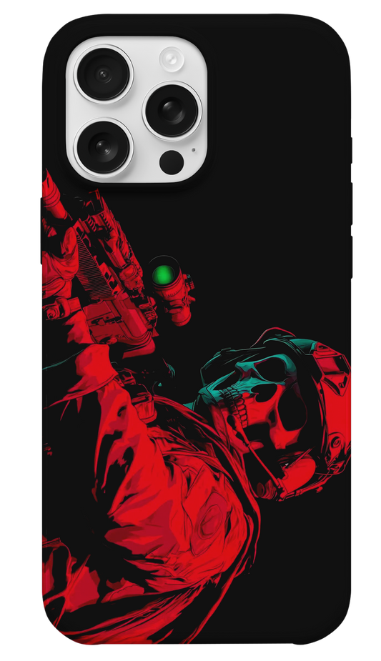 CYBER SURGE - Neon Kırmızı Gaming Telefon Kılıfı