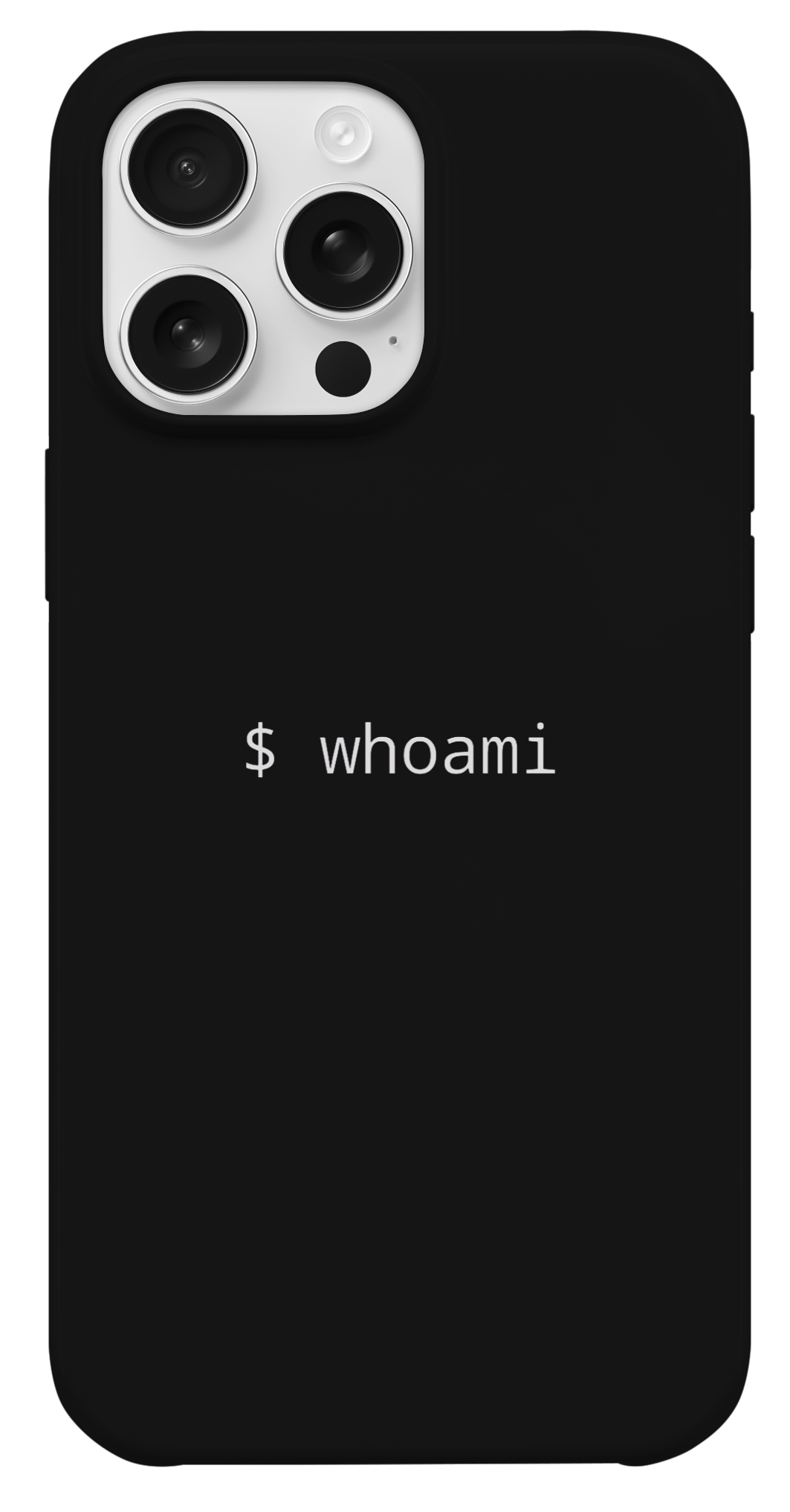 Whoami Yazılı Telefon Kılıfı