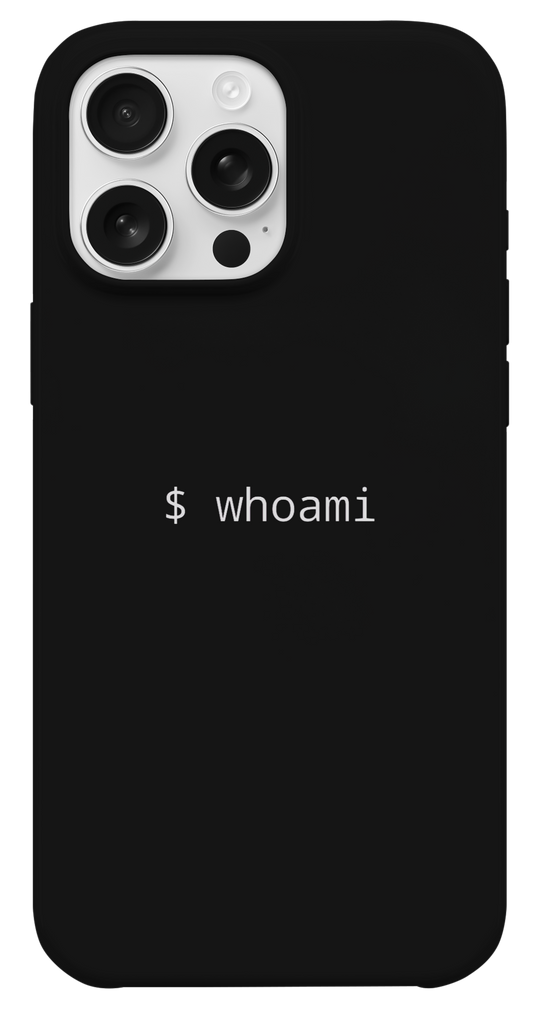 Whoami Yazılı Telefon Kılıfı