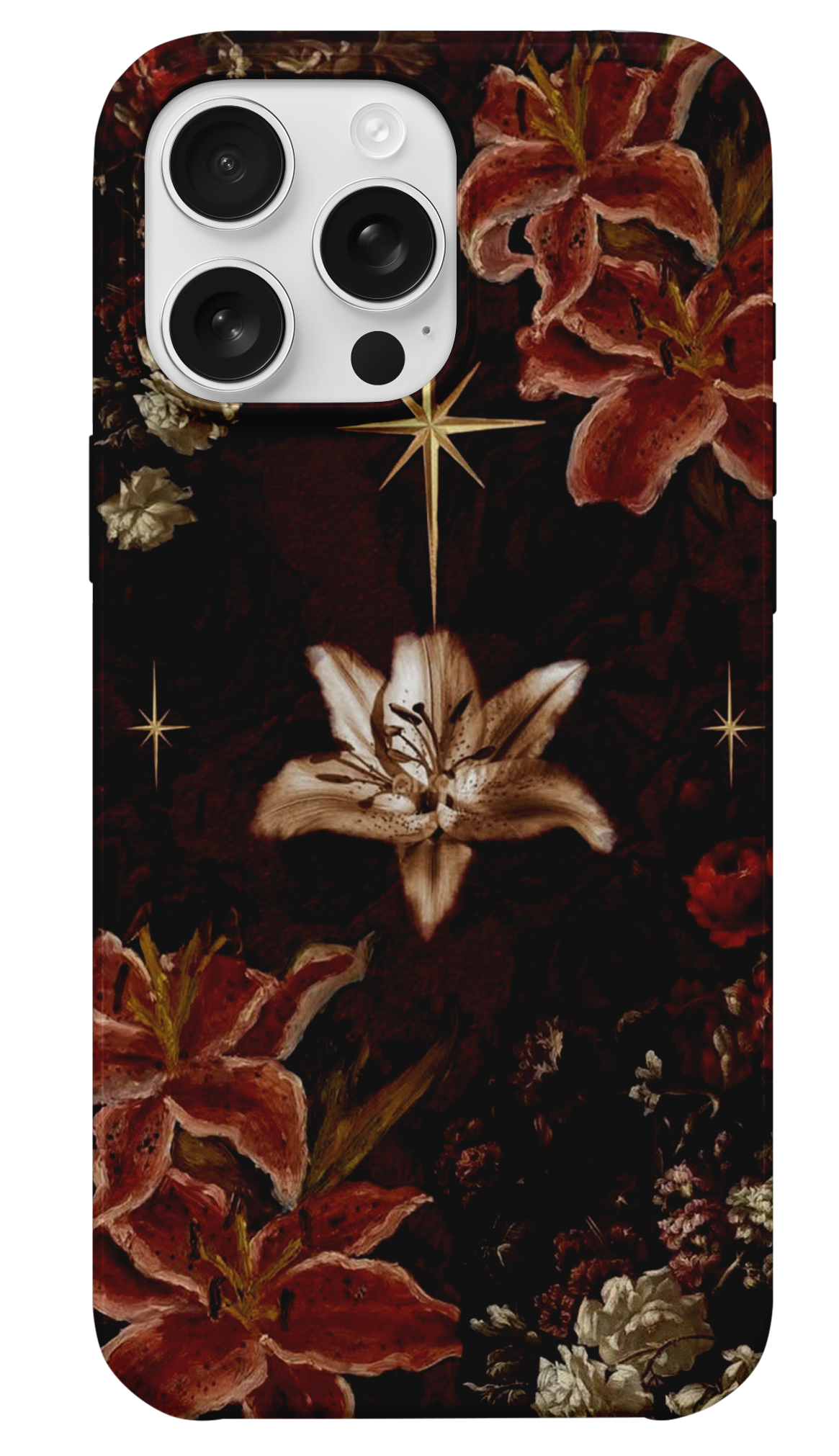 "Celestial Bloom Noir" (Göklü Çiçek Karanlığı)