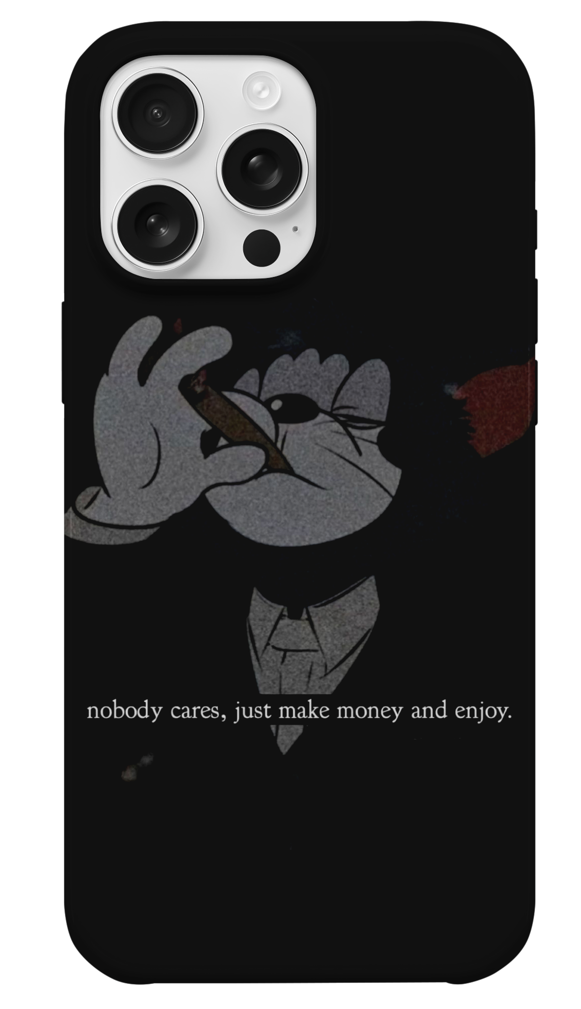 Money Never Cheats Desenli Telefon Kılıfı