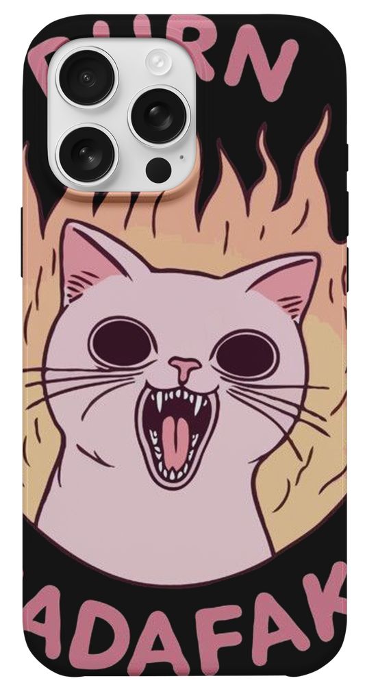 Öfkeli Kedi Telefon Kılıfı